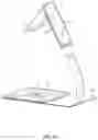Fig. 03 - Stand that enables a mobile device to read barcodes in presentation mode