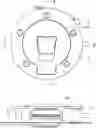Fig. 01 - Fuel tank cap locking device