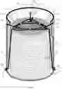 Fig. 02 - Container with anti-wire-entangling device for packaging and paying out coiled welding wire