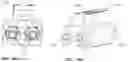 Fig. 41 - BEHIND THE WALL OPTICAL CONNECTOR WITH REDUCED COMPONENTS