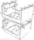 Fig. 01 - Modular stackable merchandise trays