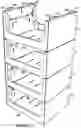 Fig. 12 - Modular stackable merchandise trays