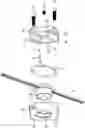 Fig. 01 - LED puck holder for wire rope tension grids