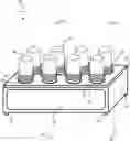Fig. 01 - Cup rack for stacked disposable cups