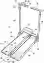 Fig. 01 - Foldable portable treadmill