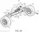Fig. 28 - Fold-out trailer with retractable wheel assembly