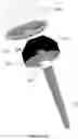 Fig. 16 - Prosthesis for hip replacement with polyethylene head and anti-rotational intra-prosthetic assembly
