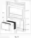 Fig. 13 - Window frame for air conditioner unit and air conditioner unit for use therewith