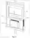 Fig. 14 - Window frame for air conditioner unit and air conditioner unit for use therewith