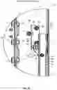 Fig. 26 - Safety grain bin door latch system
