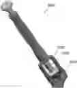 Fig. 01 - Shoulder implant impactor with stabilization features