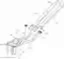 Fig. 01 - Bone staple drill guide with drill cartridge and compression device