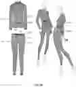 Fig. 14 - Garment with low profile magnetic fasteners