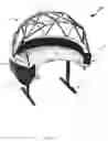 Fig. 02 - Adjustable height desk with acoustical dome