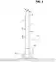 Fig. 10 - Combination plate and lateral stabilizers for use with a post and post spike
