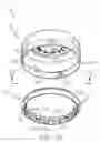 Fig. 11 - Tamper-resistant lid assembly for dispensing a premeasured amount of liquid
