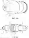 Fig. 13 - High thread spark plug with non-axisymmetric ground shield for precise ground strap orientation