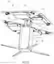 Fig. 04 - Table with multiple horizontally and vertically adjustable table top sections