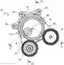 Fig. 01 - ACCESSORY DRIVE FOR AN INTERNAL COMBUSTION ENGINE OF A MOTOR VEHICLE