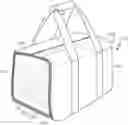 Fig. 01 - Odor eliminating equipment bag
