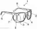 Fig. 01 - FRAME FOR EYEWEAR PROVIDING IMPROVED PROTECTION AGAINST IONISING RADIATION AND RADIOPROTECTIVE EYEWEAR COMPRISING SUCH A FRAME
