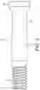 Fig. 04 - Rotary drill tool with insert centring surfaces