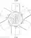 Fig. 01 - FAN WHEEL DRIVEN IN ONLY ONE ROTATIONAL DIRECTION