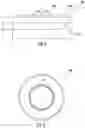 Fig. 02 - LED circuit board layout for low profile lighting fixture