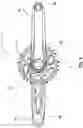 Fig. 05 - Bicycle axle assembly including a power meter