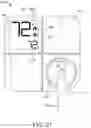 Fig. 22 - Thermostat user controls