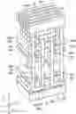 Fig. 01 - Vertical semiconductor memory device having stacked shifted axis channels