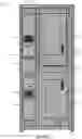 Fig. 02 - Electrical/electronics distribution equipment cabinet with multiple isolated cable/conduit routing compartments