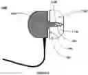 Fig. 08 - Ear tip with wedge-shaped apertures and earpiece with the same