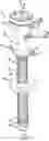 Fig. 01 - Surgical access device with rotatably actuated fixation mechanism