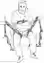 Fig. 01 - Rescue strap for carrying a patient