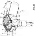 Fig. 35 - Percussive therapy device with orientation, position, and force sensing and accessory therefor