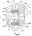 Fig. 08 - Device for hydraulically operating a drive wheel of a wellbore tractor, e.g. a motor, and related tractor, wellbore string, and method