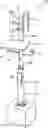 Fig. 01 - Vertical blade having a vertical main part and an inwardly inclined part and a vertical shaft wind turbine using the vertical blade