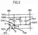 Fig. 04 - Display device comprising a metal wiring connected to a transparent counter electrode and overlapping a drain electrode of a thin film transistor