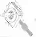 Fig. 02 - Linking structure of operation lever, and input device including the linking structure