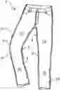 Fig. 01 - MOTION CAPTURING GARMENTS AND SYSTEM AND METHOD FOR MOTION CAPTURE USING JEANS AND OTHER GARMENTS