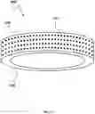 Fig. 09 - Sound absorbing light fixture