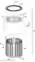 Fig. 01 - Stator for electric machine with multi-part conductor assembly