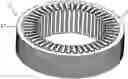 Fig. 01 - Coil bobbin, stator core of distributed winding radial gap-type rotating electric machine, and distributed winding radial gap-type rotating electric machine