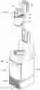 Fig. 01 - Cleaning apparatus having vacuum cleaner and docking station
