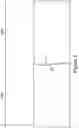 Fig. 03 - FinFet with source/drain regions comprising an insulator layer