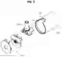 Fig. 04 - VERTICALLY EREACTABLE AND/OR VERTICALLY ERECTABLE AND FIXABLE HAIR DRYER HOUSING AND HAIR DRYER HAVING SAME