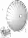 Fig. 15 - Wrinkle free foldable reflectors made with composite materials