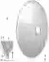 Fig. 16 - Wrinkle free foldable reflectors made with composite materials