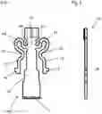 Fig. 02 - Flat plug-in connector arrangement and flat contact for the flat plug-in connector arrangement
